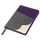Ежедневник недатированный Clicra Flexy Smart Porta Nuba Latte A5, серый / фиолетовый фото