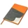 Ежедневник недатированный Clicra Flexy Smart Porta Nuba Latte A5, серый / оранжевый фото