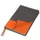 Ежедневник недатированный Clicra Flexy Treviso Nuba Sand Color, серый / оранжевый фото