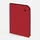 Ежедневник недатированный Inspire Espresso, красный фото