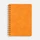 Ежедневник недатированный Inspire Spiral, оранжевый фото