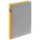 Ежедневник недатированный Контекст Spain Shall А5, серый / желтый фото