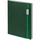 Ежедневник недатированный Vivian Metal А5, зеленый фото