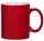 Фаянсовая кружка, красная фото