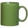 Фаянсовая кружка, зеленая фото