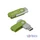 Флеш-карта Vostok 16Gb, покрытие soft touch, салатовый фото