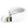 Флешка-браслет на 4 Гб Slap USB 2.0, белая фото