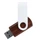 Флешка деревянная на 32 Гб Twist Wood Color USB 2.0, темно-коричневая / белая Флешка деревянная на 32 Гб Twist Wood Color USB 2.0, темно-коричневая / белая фото