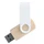 Флешка деревянная на 32 Гб Twist Wood Color USB 3.0, светло-бежевая / белая Флешка деревянная на 32 Гб Twist Wood Color USB 3.0, светло-бежевая / белая фото
