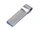 Оптом Флешка металлическая USB 3.0 с мини чипом и боковым отверстием для цепочки на 32 Гб, серебристая для нанесения логотипа или надписи Флешка металлическая USB 3.0 с мини чипом и боковым отверстием для цепочки на 32 Гб, серебристая фото