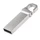 Флешка металлическая на 4 Гб Hook USB 2.0, серебристая фото