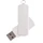Флешка пластиковая на 16 Гб Elegance USB 2.0, белая фото