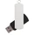 Флешка пластиковая на 32 Гб Elegance USB 3.0, черная / серебристая фото