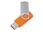 Флешка пластиковая на 32 Гб Flash C1 USB 2.0, soft-touch, оранжевая / серебристая Флешка пластиковая на 32 Гб Flash C1 USB 2.0, soft-touch, оранжевая / серебристая фото