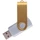 Флешка пластиковая на 32 Гб Twist Color Mix USB 3.0, серебристая / золотистая Флешка пластиковая на 32 Гб Twist Color Mix USB 3.0, серебристая / золотистая фото