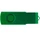 Флешка пластиковая на 32 Гб Twist Color USB 2.0, зеленая фото