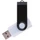 Флешка пластиковая на 32 Гб Twist White Color USB 3.0, белая / черная Флешка пластиковая на 32 Гб Twist White Color USB 3.0, белая / черная фото