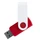 Флешка пластиковая на 32 Гб Twist White Color USB 3.0, красная / белая фото