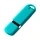Флешка пластиковая на 4 Гб Mirax Soft USB 2.0, бирюзовая фото