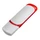 Флешка пластиковая на 4 Гб Ozon USB 2.0, белая / красная Флешка пластиковая на 4 Гб Ozon USB 2.0, белая / красная фото