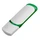 Флешка пластиковая на 4 Гб Ozon USB 2.0, белая / зеленая Флешка пластиковая на 4 Гб Ozon USB 2.0, белая / зеленая фото