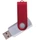 Флешка пластиковая на 8 Гб Twist Color Mix USB 2.0, серебристая / красная Флешка пластиковая на 8 Гб Twist Color Mix USB 2.0, серебристая / красная фото