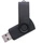 Флешка пластиковая на 8 Гб Twist Color USB 2.0, черная Флешка пластиковая на 8 Гб Twist Color USB 2.0, черная фото