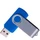 Флешка пластиковая на 8 Гб Twist USB 2.0, синяя Флешка пластиковая на 8 Гб Twist USB 2.0, синяя фото