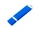 Флешка USB 2.0 на 512 Мб soft-touch Орландо, синяя фото