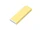 Флешка USB 2.0 на 8 Гб с оригинальным двухцветным корпусом, жёлтая фото