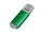 Флешка USB 3.0 на 32 Гб с прозрачным колпачком, зелёная фото