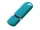 Флешка USB 3.0 на 32 Гб с soft-touch покрытием, голубая фото