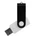 Флешка из переработанного пластика на 32 Гб Twist Eco USB 3.0, белая / черная Флешка из переработанного пластика на 32 Гб Twist Eco USB 3.0, белая / черная фото