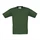Футболка детская B&C Exact 150, зеленая фото