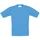 Футболка детская B&C Exact 150, лазурная фото