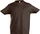 Футболка детская Sol's Imperial Kids, шоколадно-коричневая фото