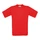 Оптом Футболка мужская B&C Exact 150, красная для нанесения логотипа или надписи Футболка мужская B&C Exact 150, красная фото