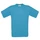 Оптом Футболка мужская B&C Exact 150, ярко-бирюзовая для нанесения логотипа или надписи Футболка мужская B&C Exact 150, ярко-бирюзовая фото