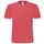 Футболка мужская с V образным вырезом B&C Mick Deluxe, красный меланж фото