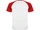 Футболка мужская спортивная Roly Indianapolis, белая / красная фото