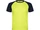 Футболка мужская спортивная Roly Indianapolis, желтая / черная фото