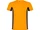 Оптом Футболка мужская спортивная Roly Shanghai, оранжевая / черная для нанесения логотипа или надписи Футболка мужская спортивная Roly Shanghai, оранжевая / черная фото