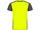 Футболка мужская спортивная Roly Zolder, желтая / черная фото