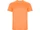 Футболка спортивная мужская Roly Imola, светло-оранжевая фото