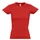 Оптом Футболка женская Sol's Imperial Women 190, красная для нанесения логотипа или надписи Футболка женская Sol's Imperial Women 190, красная фото