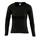 Футболка с длинным рукавом женская Sol's Majestic 150, черная фото
