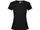 Оптом Футболка женская Roly Estoril, черная для нанесения логотипа или надписи Футболка женская Roly Estoril, черная фото
