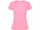 Оптом Футболка женская Roly Estoril, розовая для нанесения логотипа или надписи Футболка женская Roly Estoril, розовая фото