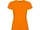 Футболка женская Roly Jamaica, оранжевая фото