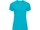 Оптом Футболка женская спортивная Roly Bahrain, бирюзовая для нанесения логотипа или надписи Футболка женская спортивная Roly Bahrain, бирюзовая фото